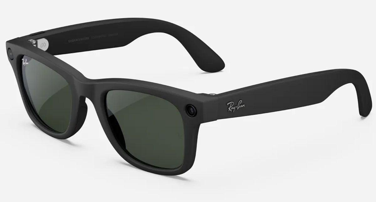 Inteligentne okulary Meta Ray-Ban Wayfarer (Shiny Black/Green) - Widok ogólny