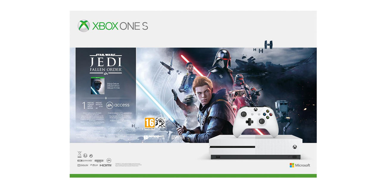 Zestaw Xbox One S i Star Wars JEDI: Upadły Zakon