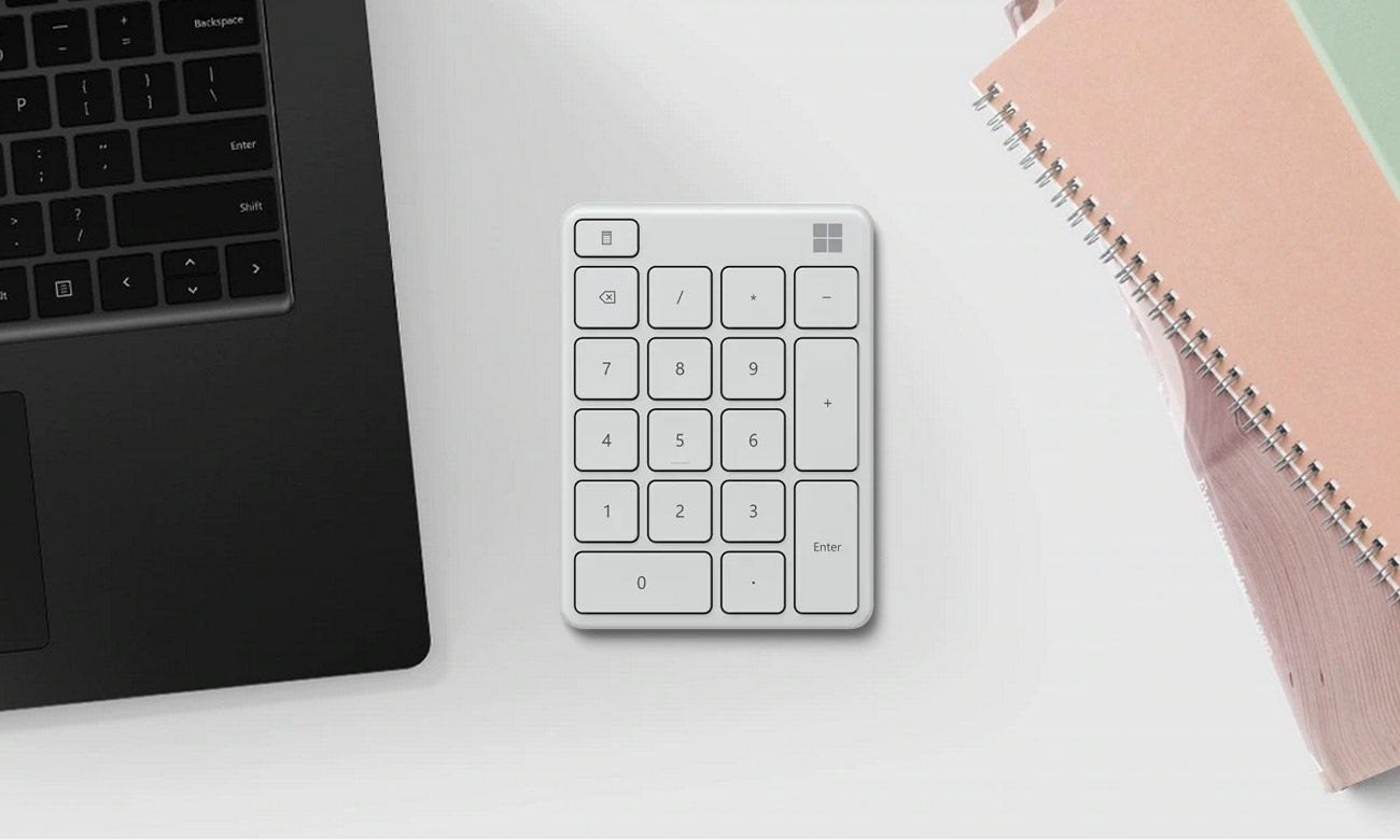 Klawiatura numeryczna Microsoft Number Pad Glacier