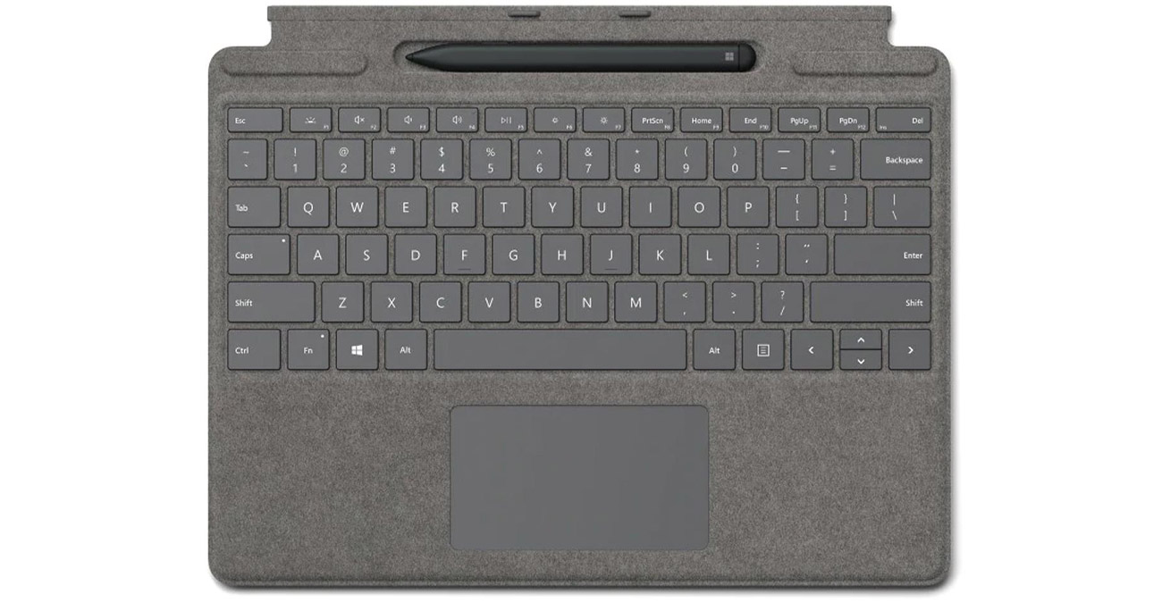 Microsoft Type Cover do Surface Pro X + Rysik