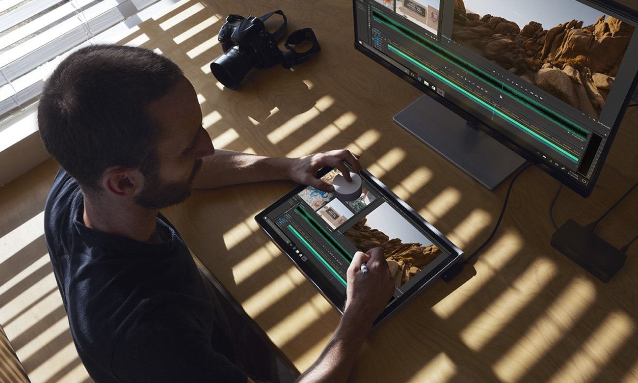 Microsoft Surface Dial Montaż filmów