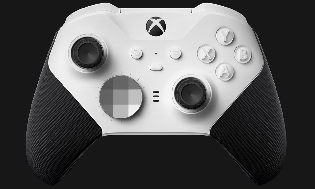 Базовий бездротовий контролер Xbox Elite Series 2 White – вид спереду
