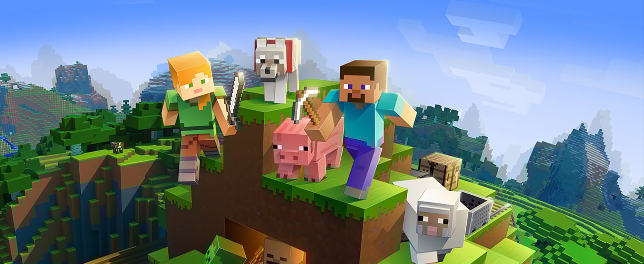 Minecraft key art