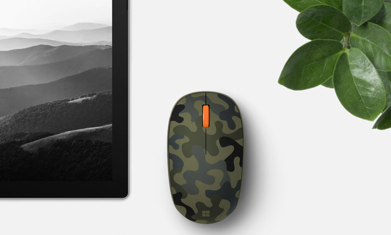 Mysz bezprzewodowa Microsoft Bluetooth Mouse Camo Green