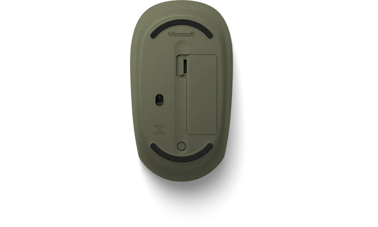 Wyjątkowe funkcje Microsoft Bluetooth Mouse Camo