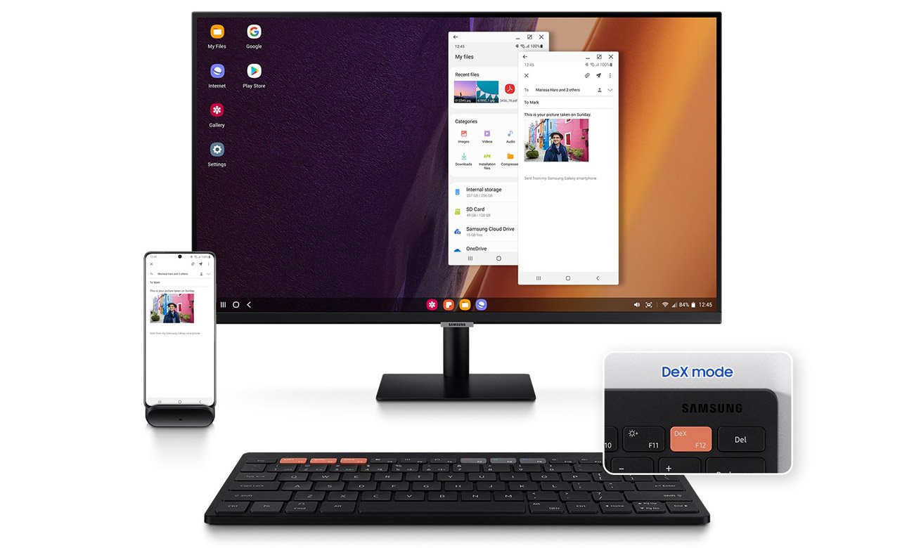 Większa produktywność z Samsung DeX