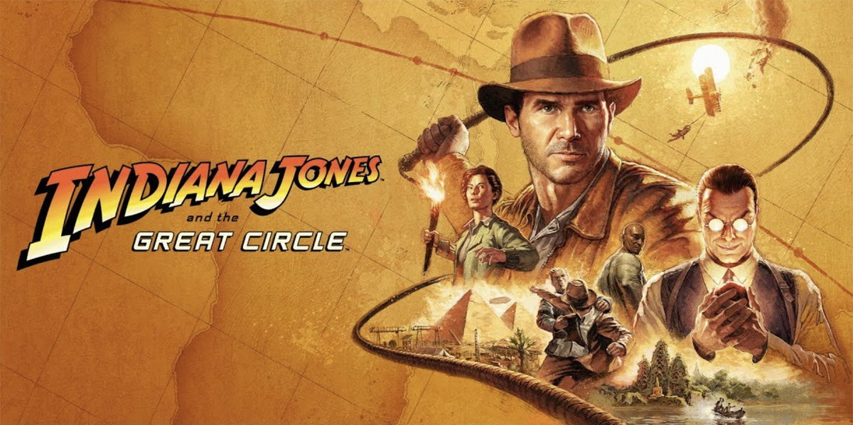Grafika key art z gry Indiana Jones i Wielki Krąg