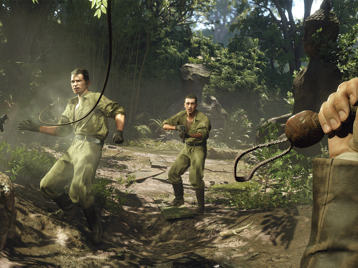 Zrzut ekranu screenshot z gry Indiana Jones i Wielki Krąg