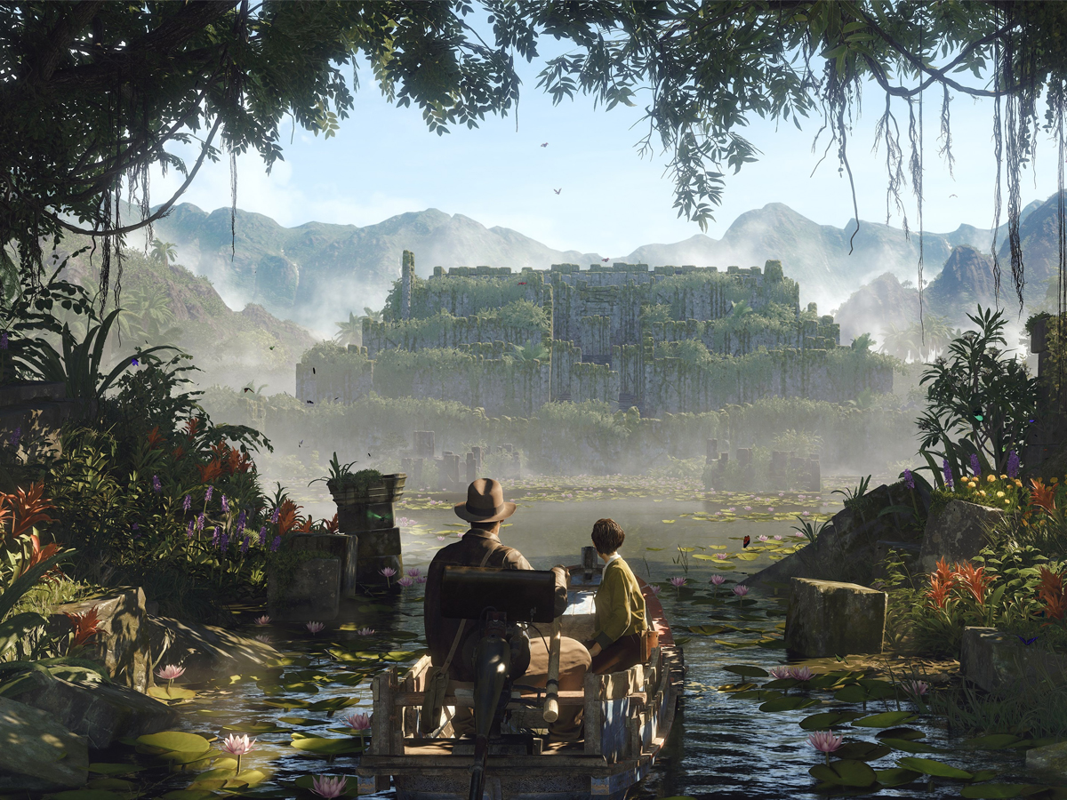 Zrzut ekranu screenshot z gry Indiana Jones i Wielki Krąg