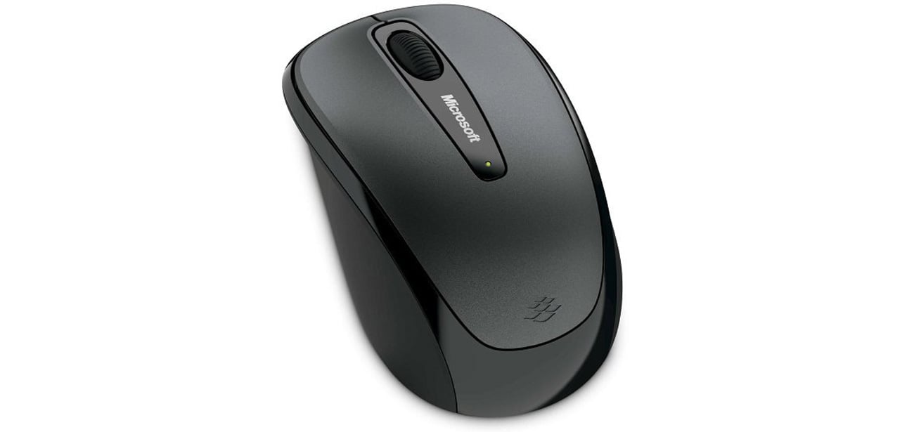 Die kabellose Maus mit BlueTrack Sensor und 2,4 GHz Nano Receiver MICROSOFT Wireless Mobile Mouse 3500 Grau GMF 00008