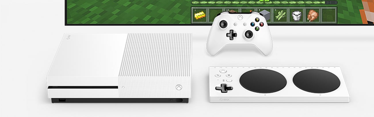 Kontroler adaptacyjny Xbox Adaptive Controller - Część rodziny Xbox