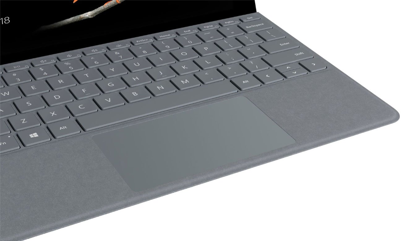Microsoft Signature Type Cover do Surface Go Platinum Alcantara