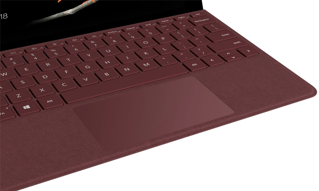 Microsoft Signature Type Cover do Surface Go Burgund Alcantara
