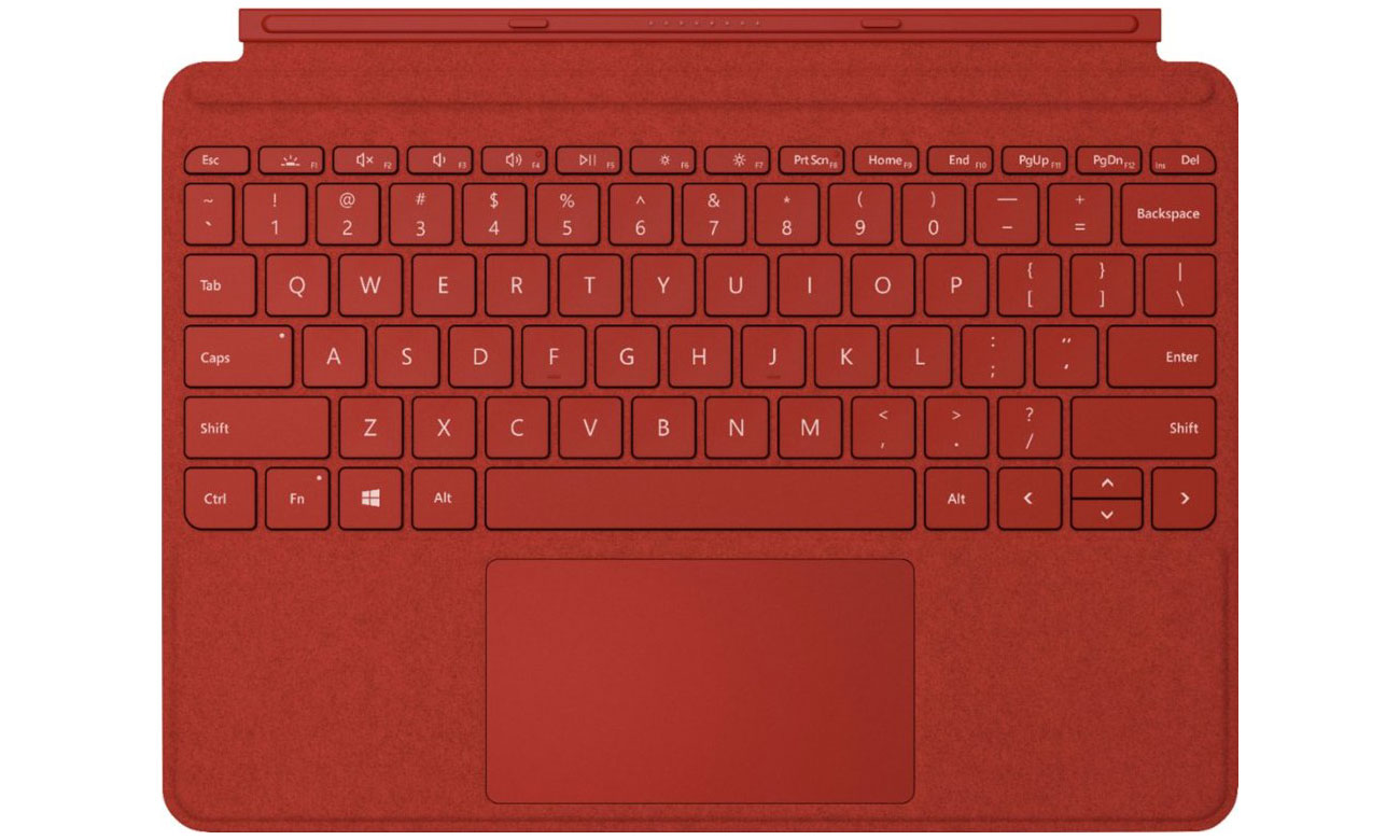 Klawiatura Type Cover do Microsoft Surface Go Czerwona