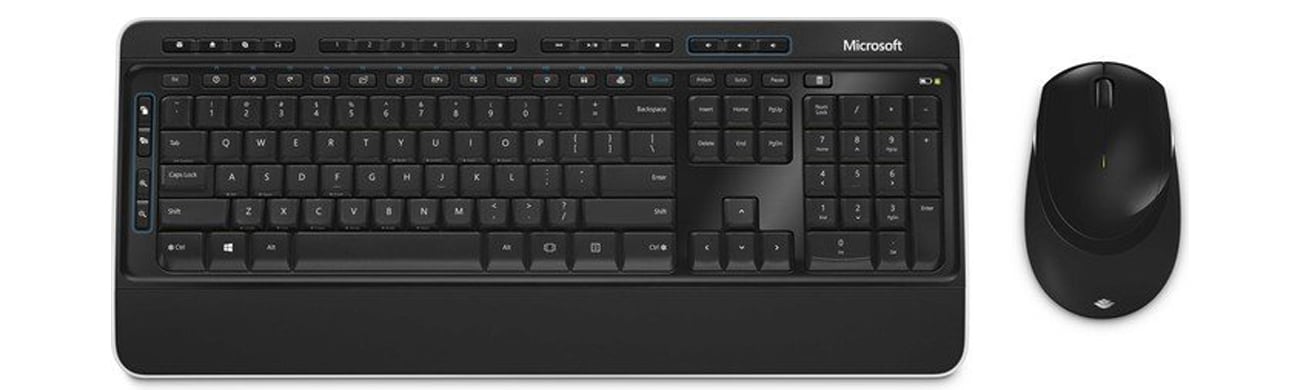 Microsoft Wireless Desktop 3050 AES Widok z Góry