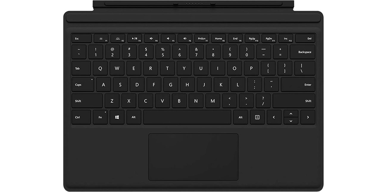 Klawiatura Microsoft Type Cover do Surface Pro 4 Czarna R9Q-00095