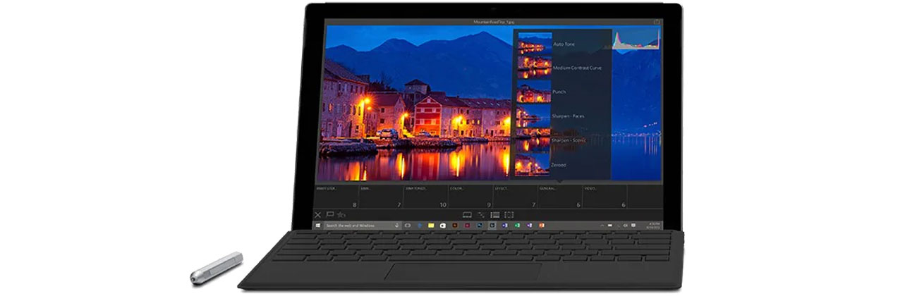 Microsoft Type Cover do Surface Pro 4 Możliwości