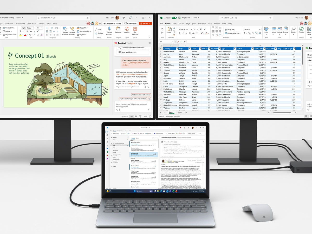 Microsoft Surface Laptop 6 ekrany