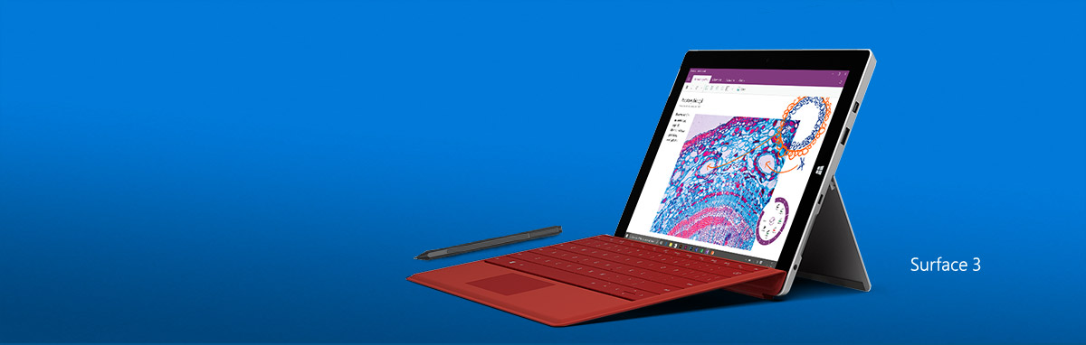 Microsoft Surface 3 X7-Z8700/4GB/128/Win10 FHD klaw. czarna