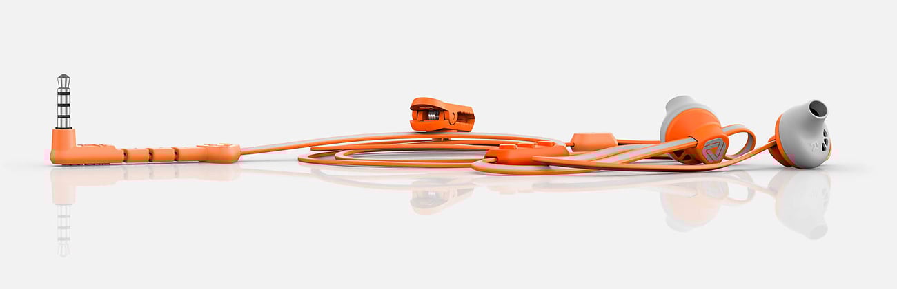 Zestaw Słuchawkowy stereo WH-610 pomarańczowy 02744W4