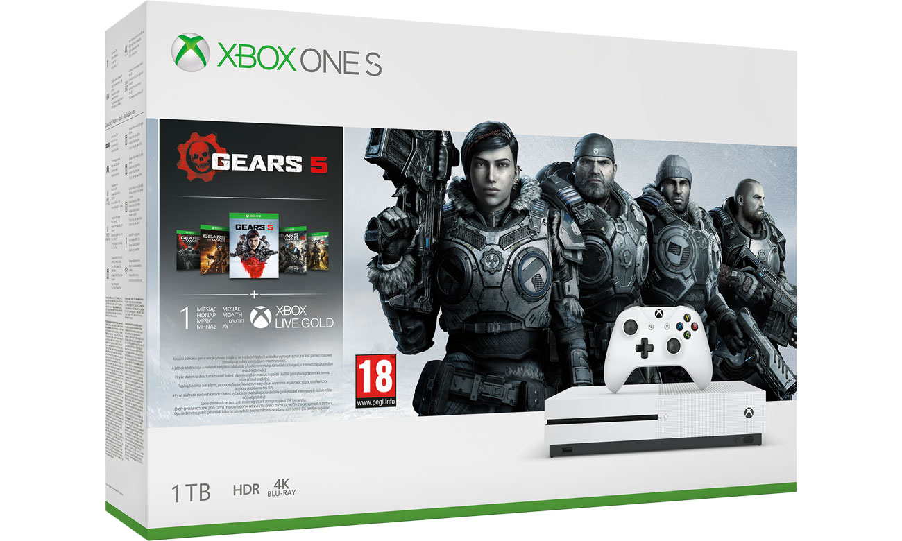 Zestaw Xbox One S + Gears 5