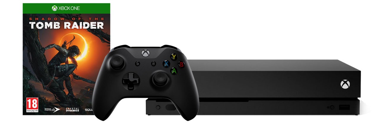 Zestaw Xbox One X i Shadow of the Tomb Raider
