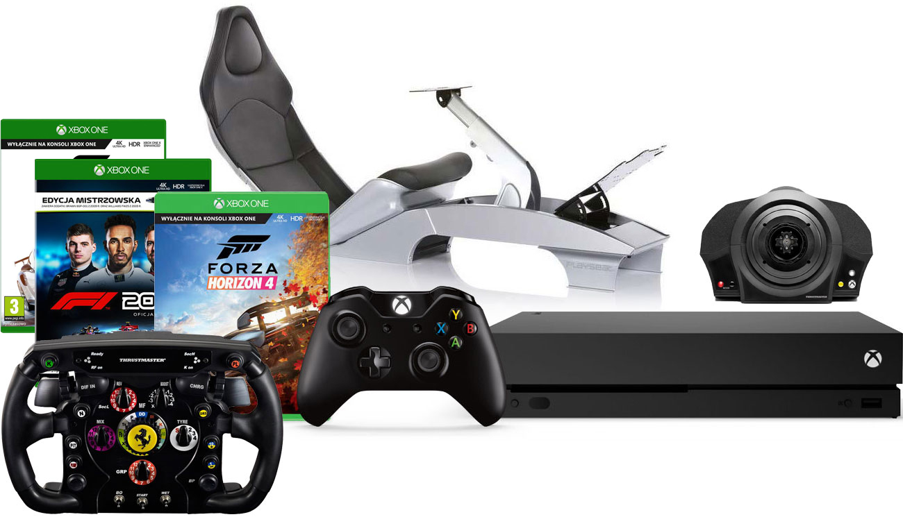 Microsoft Zestaw Xbox One X Fotel Kierownica Gry Konsole Xbox Sklep Komputerowy X Kom Pl