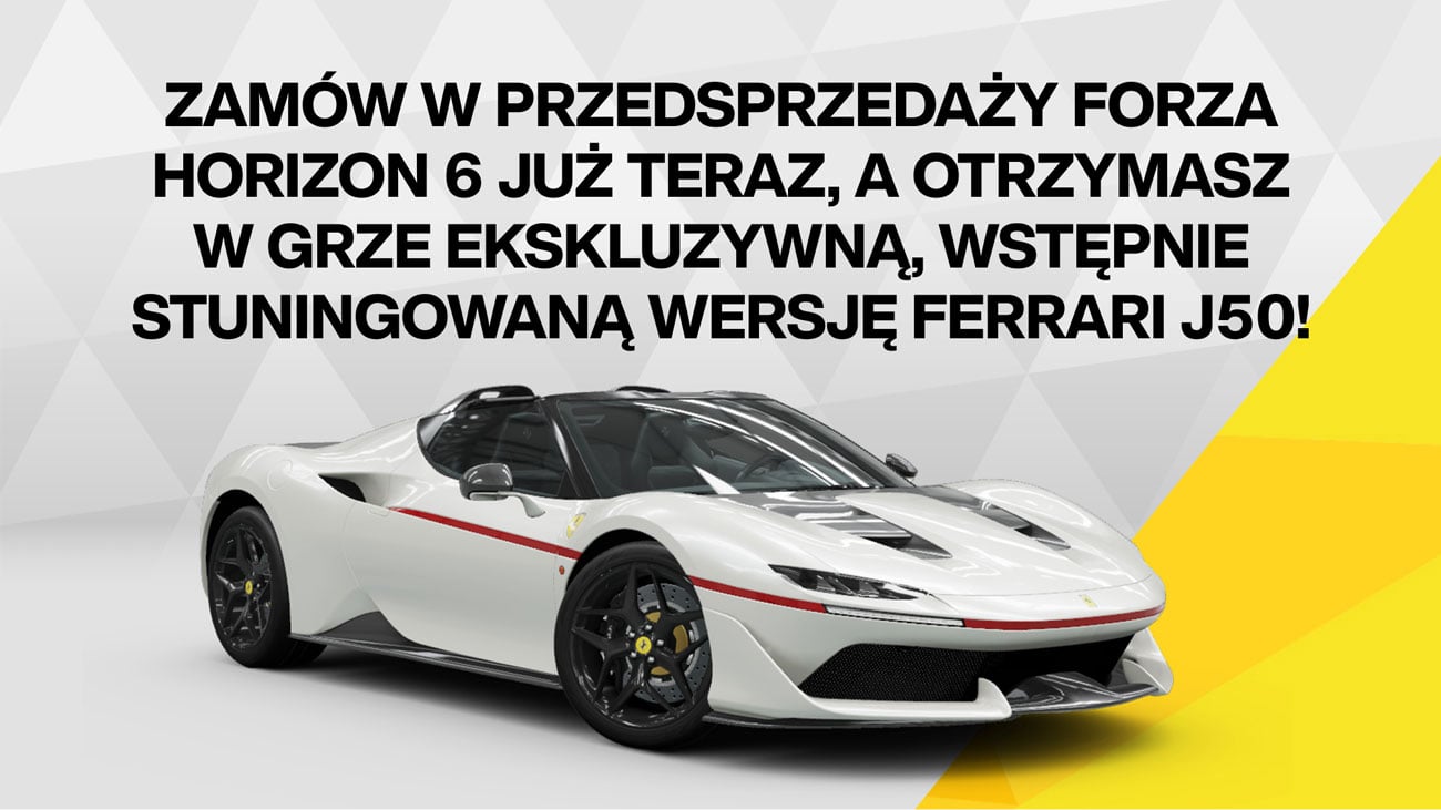 Dodatek do zamówień przedpremierowych Forza Horizon 6