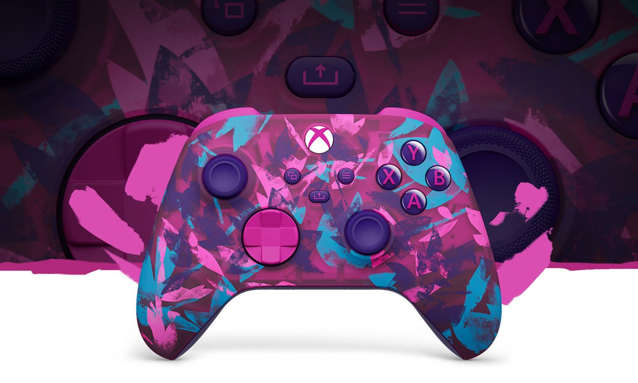 Kontroler Xbox Series – wersja specjalna Heart Breaker - Grafika z tłem