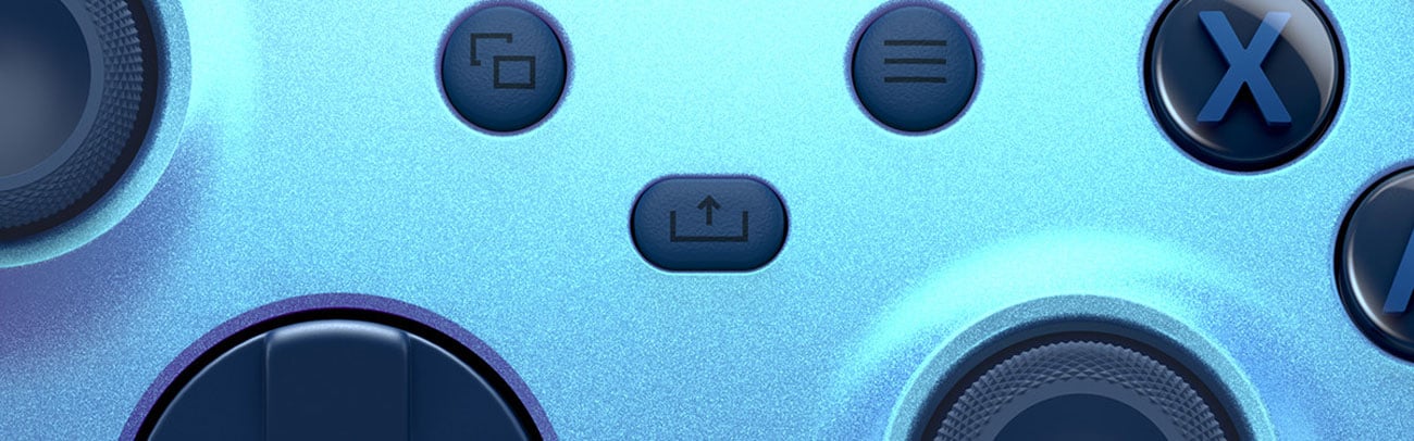 Microsoft Xbox Series Controller Aqua Shift Przycisk udostępnij