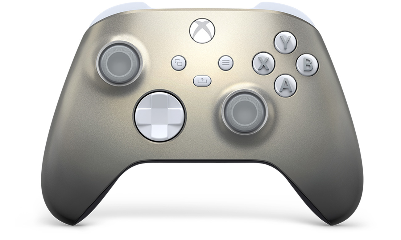 Kontroler bezprzewodowy Xbox Series Controller — Lunar Shift - Widok od przodu