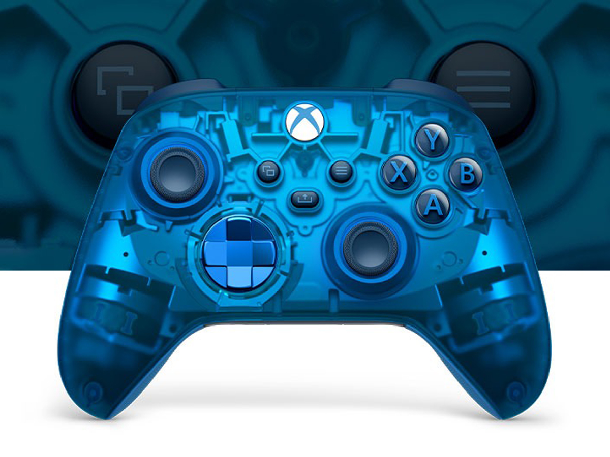 Kontroler Xbox Series – wersja specjalna Sky Cipher - Grafika z tłem