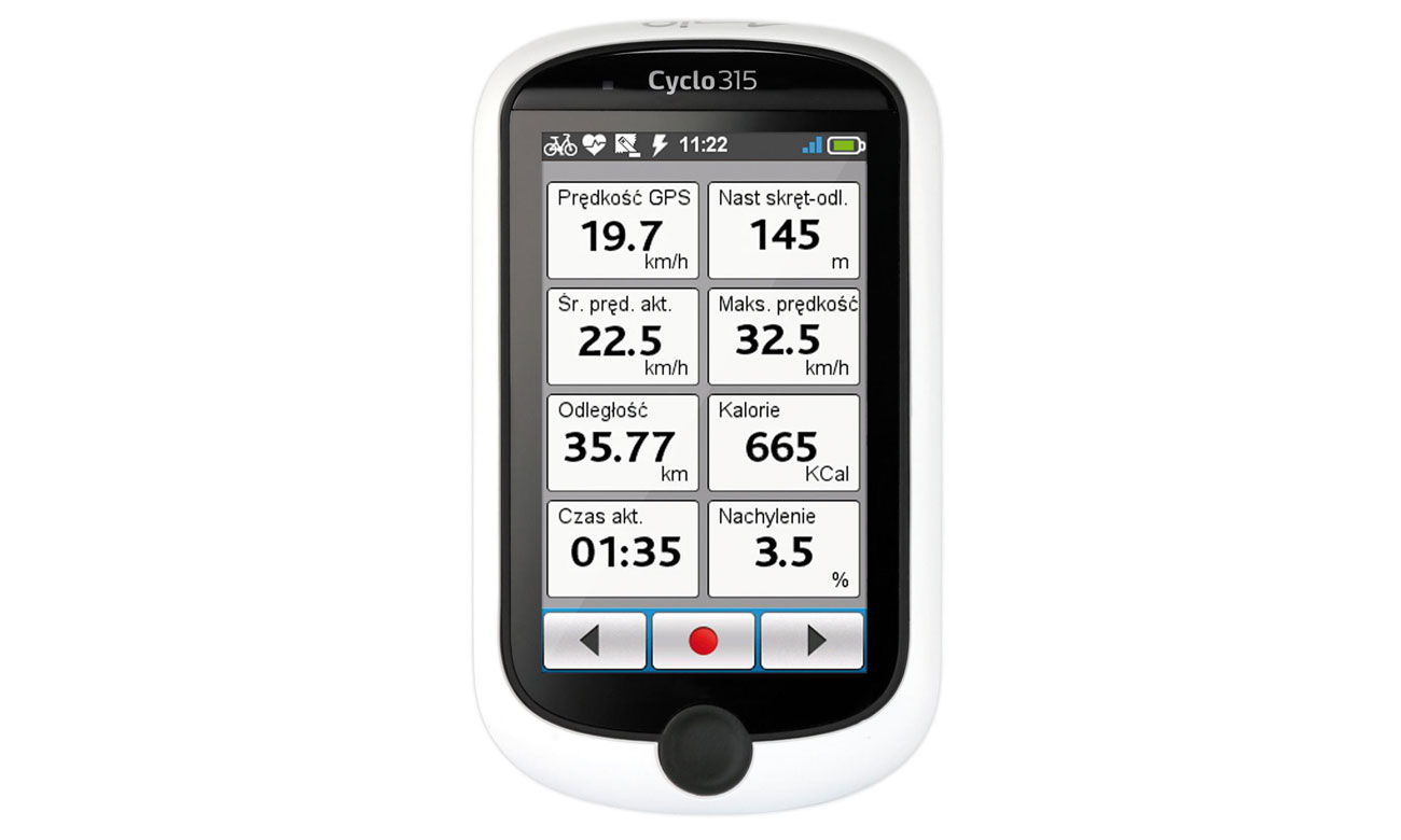 Mio Cyclo 315 HC Bateria o dużej żywotności