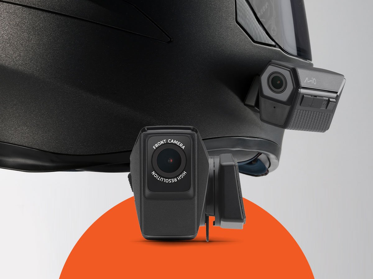 Mio MiVue™ MP30 - widok na oba obiektywy