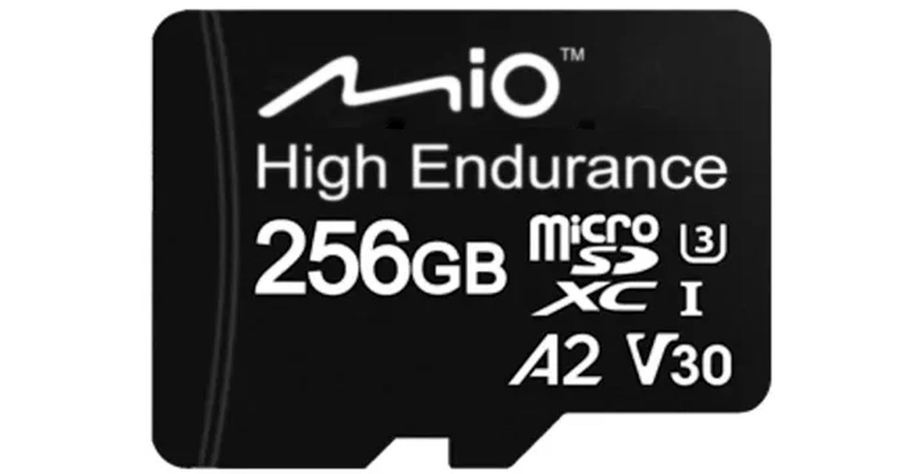 Mio 256GB microSDXC High Endurance Speicherkarte