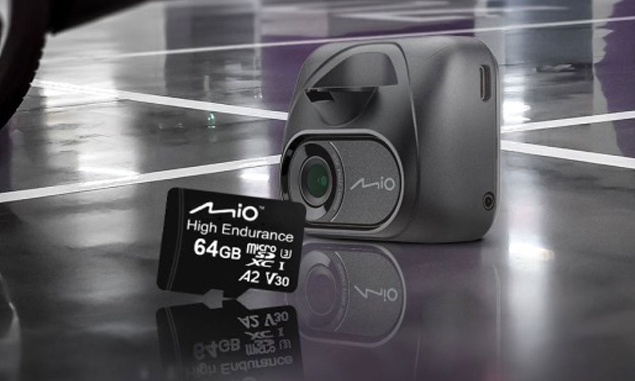 Karta pamięci microSDXC Mio 64 GB High Endurance - Grafika lifestyle