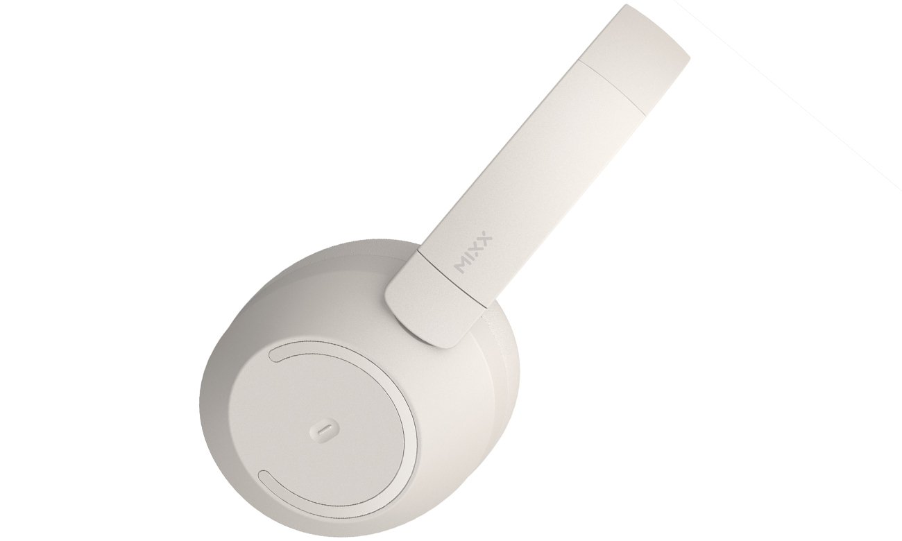 Słuchawki bezprzewodowe Mixx Audio StreamQ C2 Over Ear Wireless Piaskowe - Widok z boku