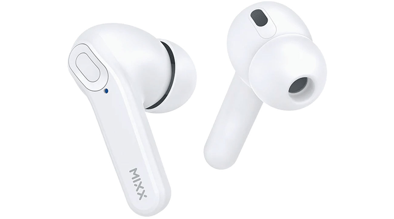 Mixx Audio Streambuds Mini Charge TWS białe Słuchawki bezprzewodowe