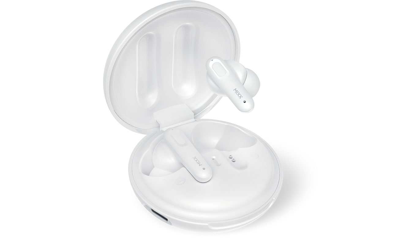 Mixx Audio Streambuds Play SF TWS białe Słuchawki bezprzewodowe