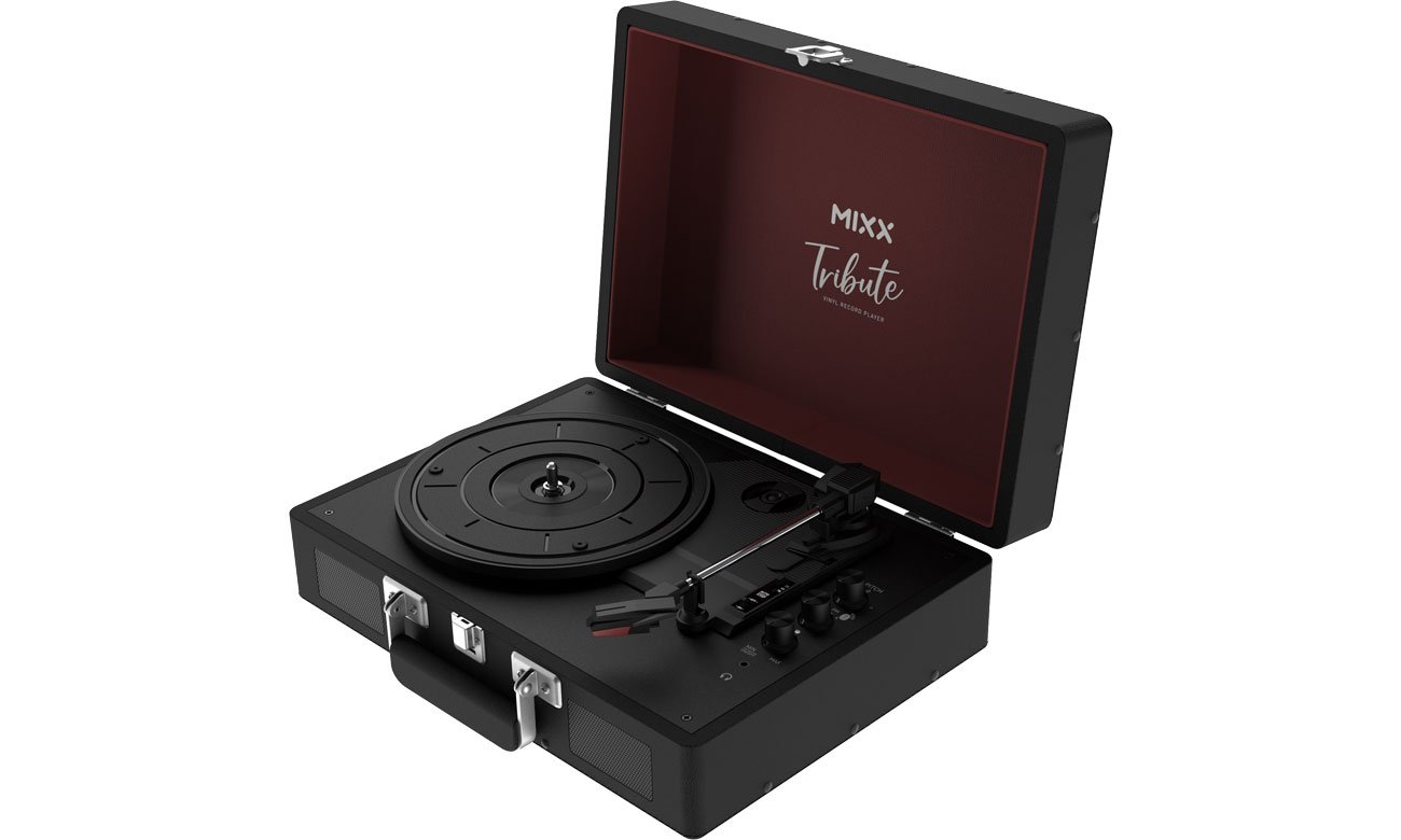 Gramofon Mixx Audio Tribute Stereo Vinyl Record Player Black