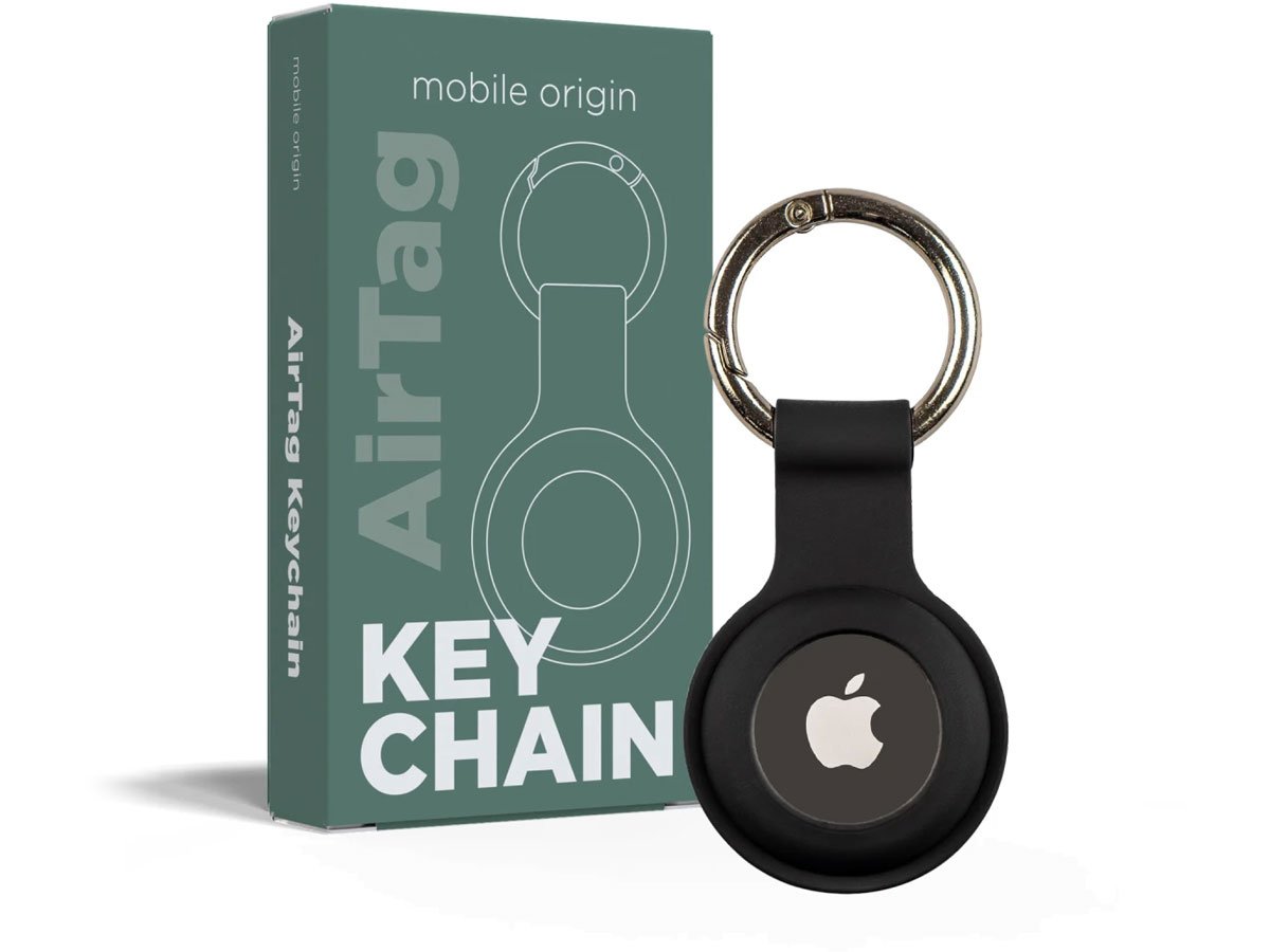 Mobile Origin Airtag KeyChain black
