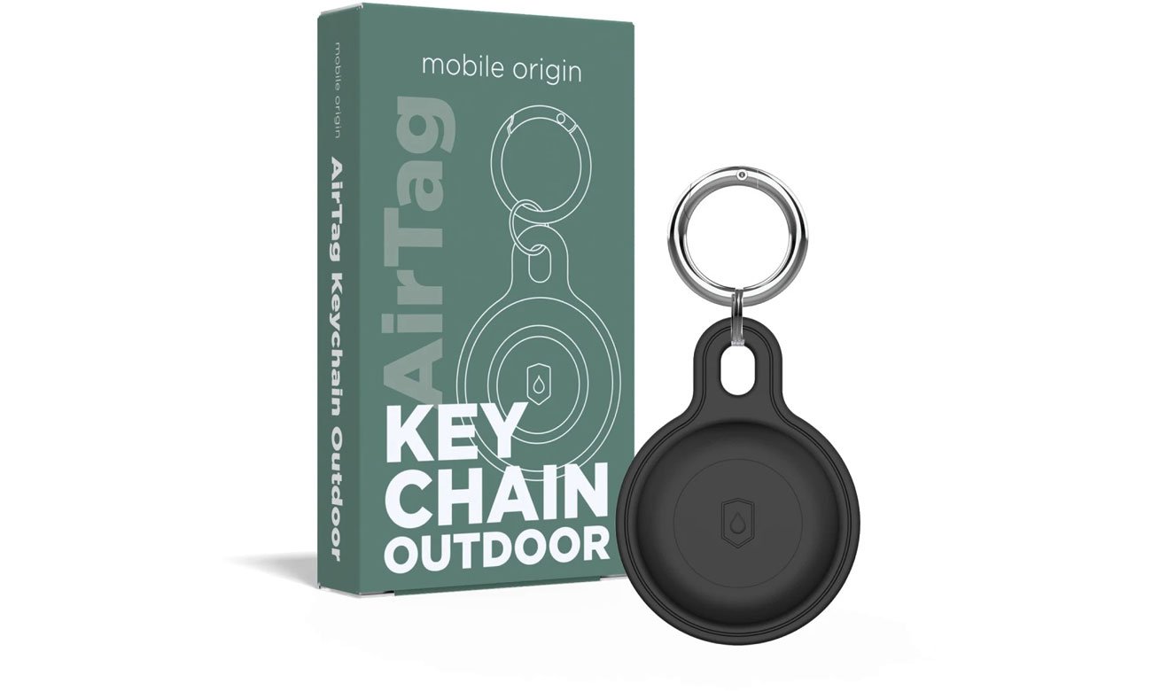 Mobile Origin Airtag Outdoor KeyChain black