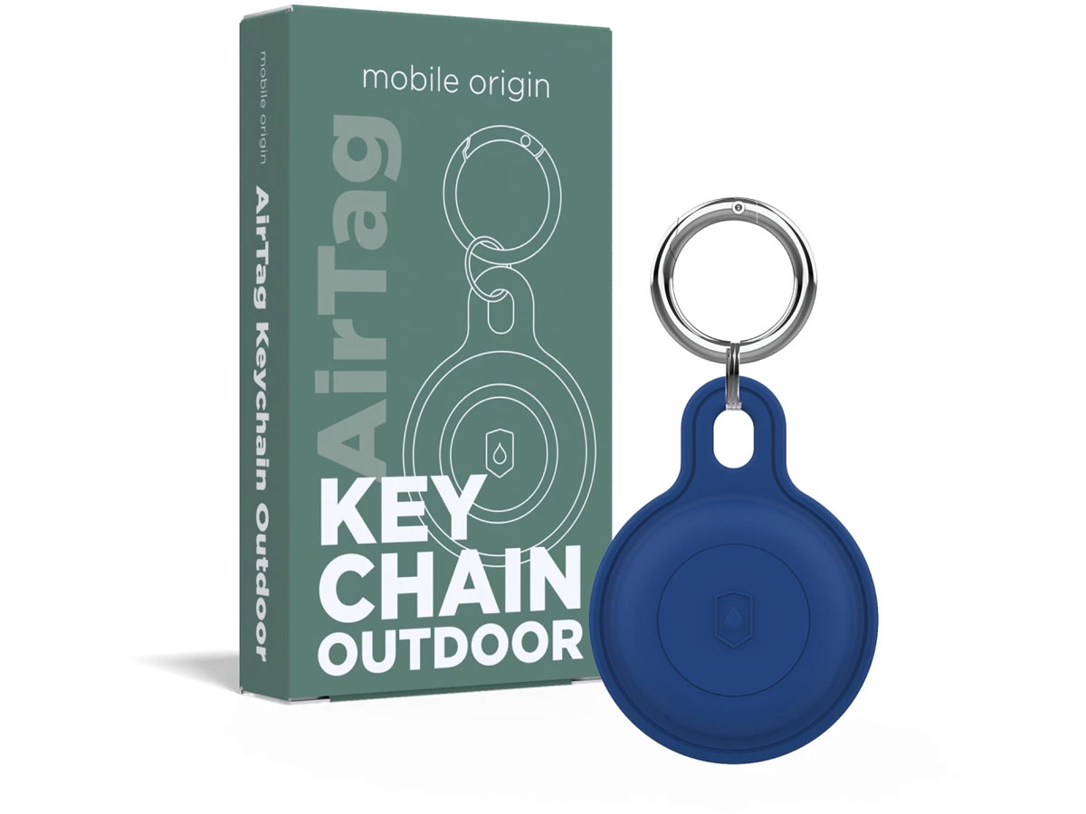 Mobile Origin Airtag Outdoor KeyChain blue