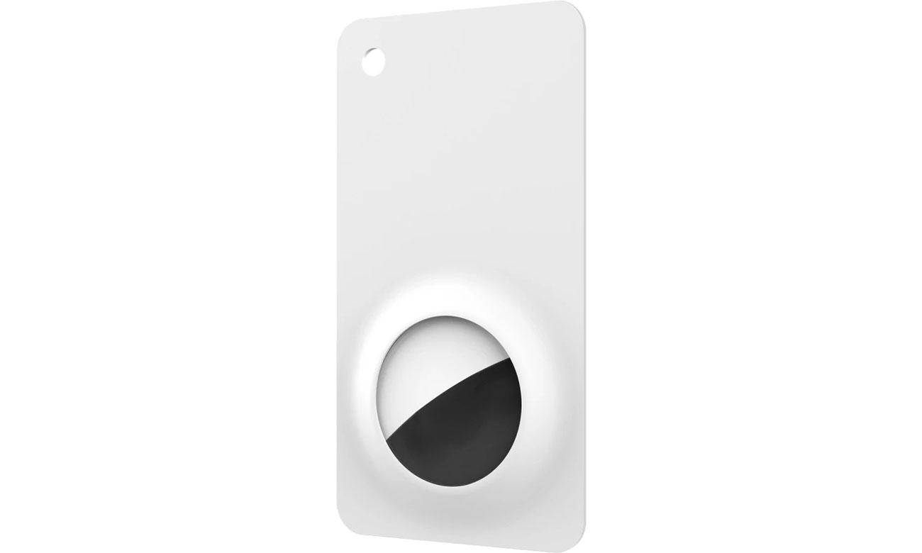 Mobile Origin Airtag Wallet Card white