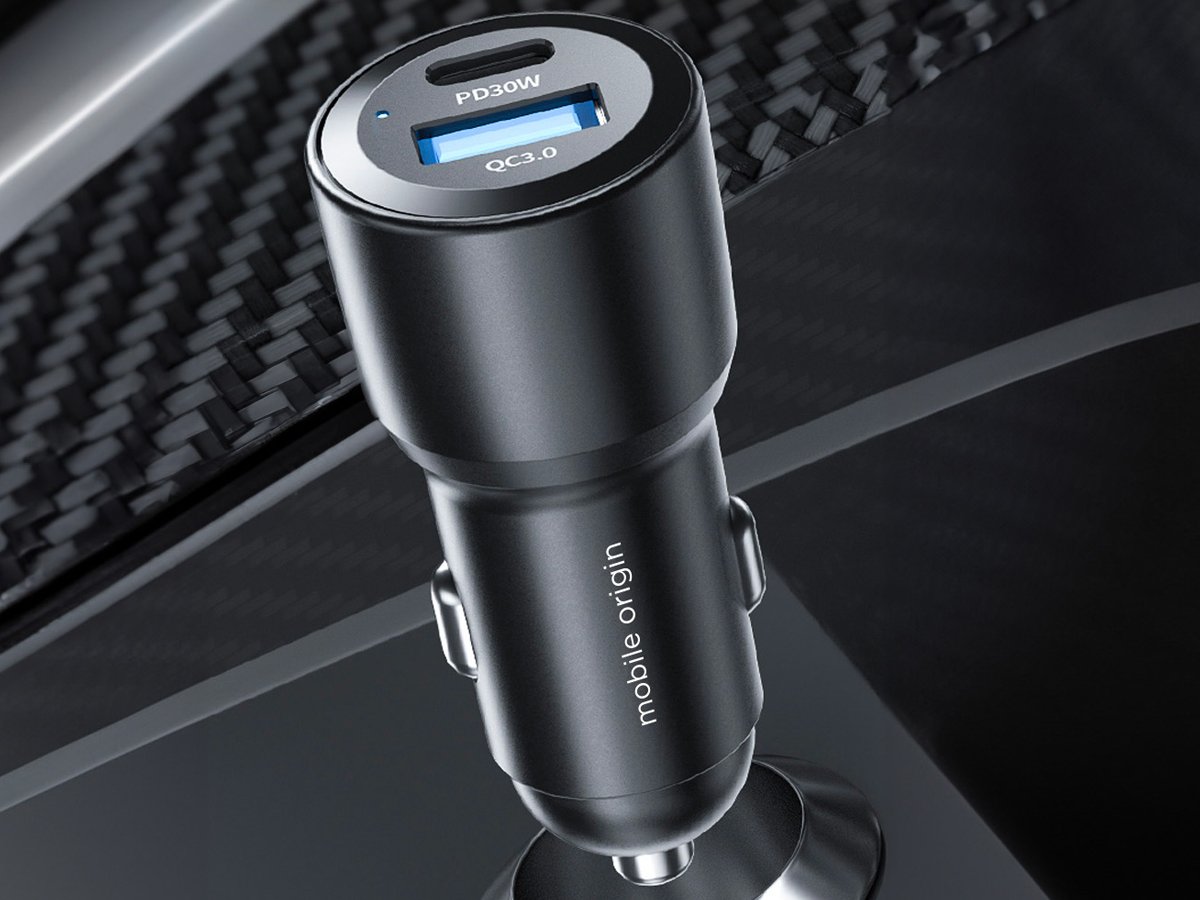 Mobile Origin Car Charger 60W Anschlüsse