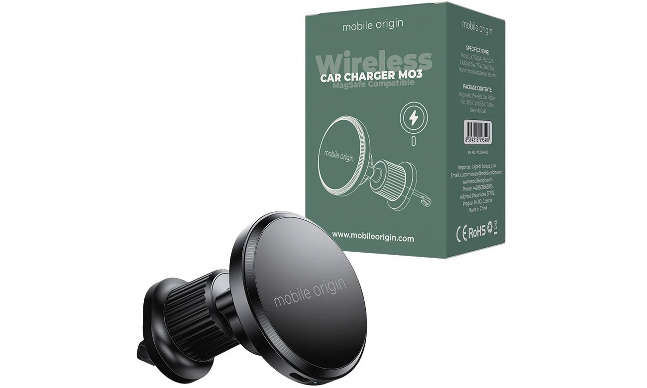 Mobile Origin Wireless Car Charger MO3