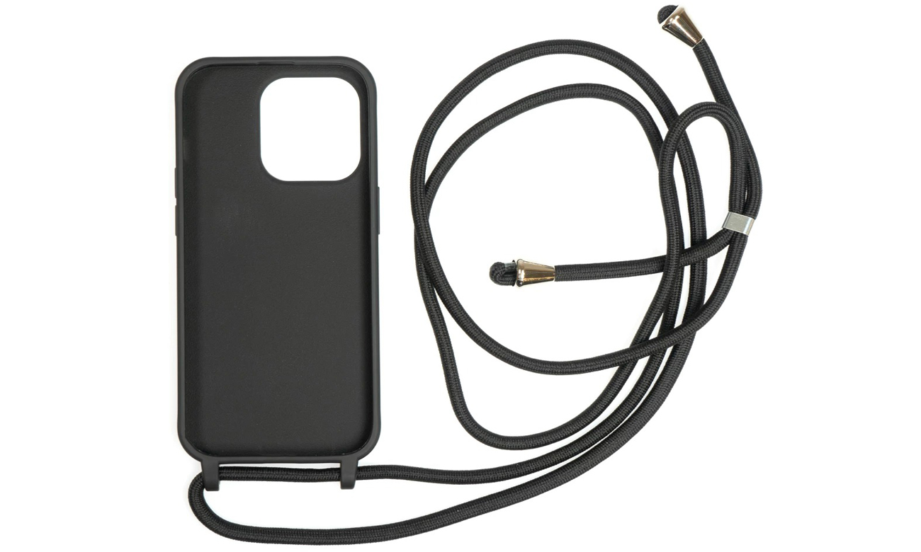 Etui Mobile Origin Lanyard do iPhone 14 Pro Czarne - Widok ogólny
