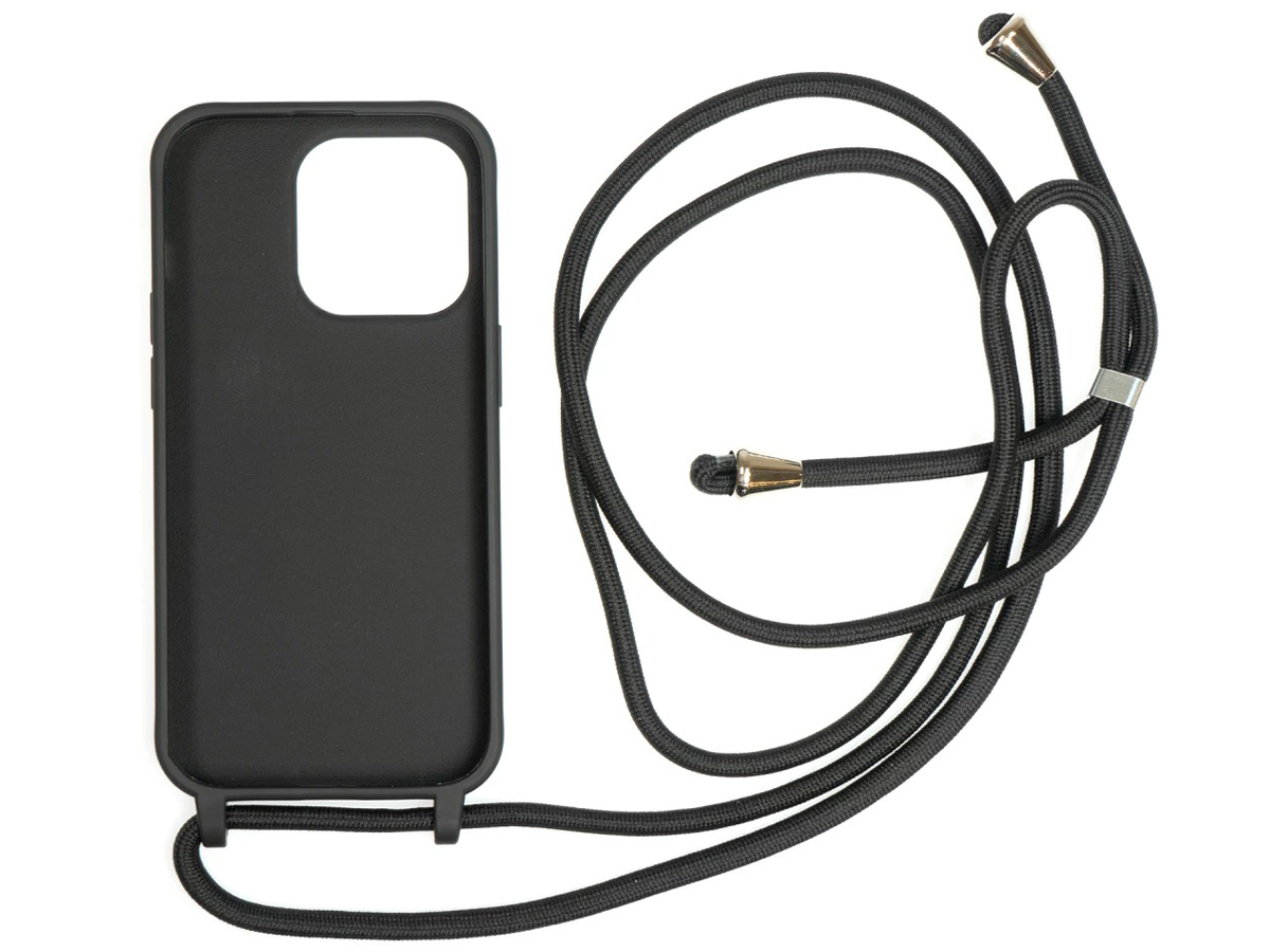 Etui Mobile Origin Lanyard do iPhone 14 Pro Czarne - Widok ogólny