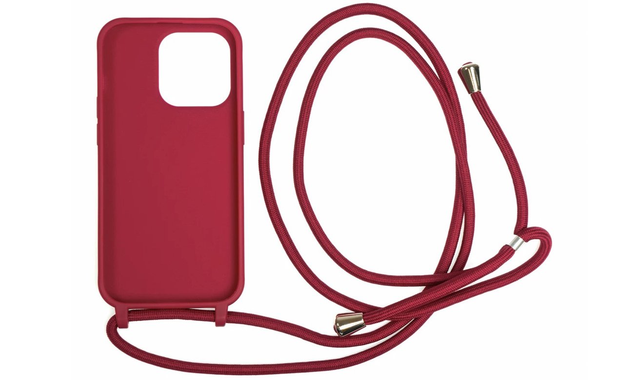 Etui Mobile Origin Lanyard für iPhone 14 Pro Rot - Allgemeine Ansicht