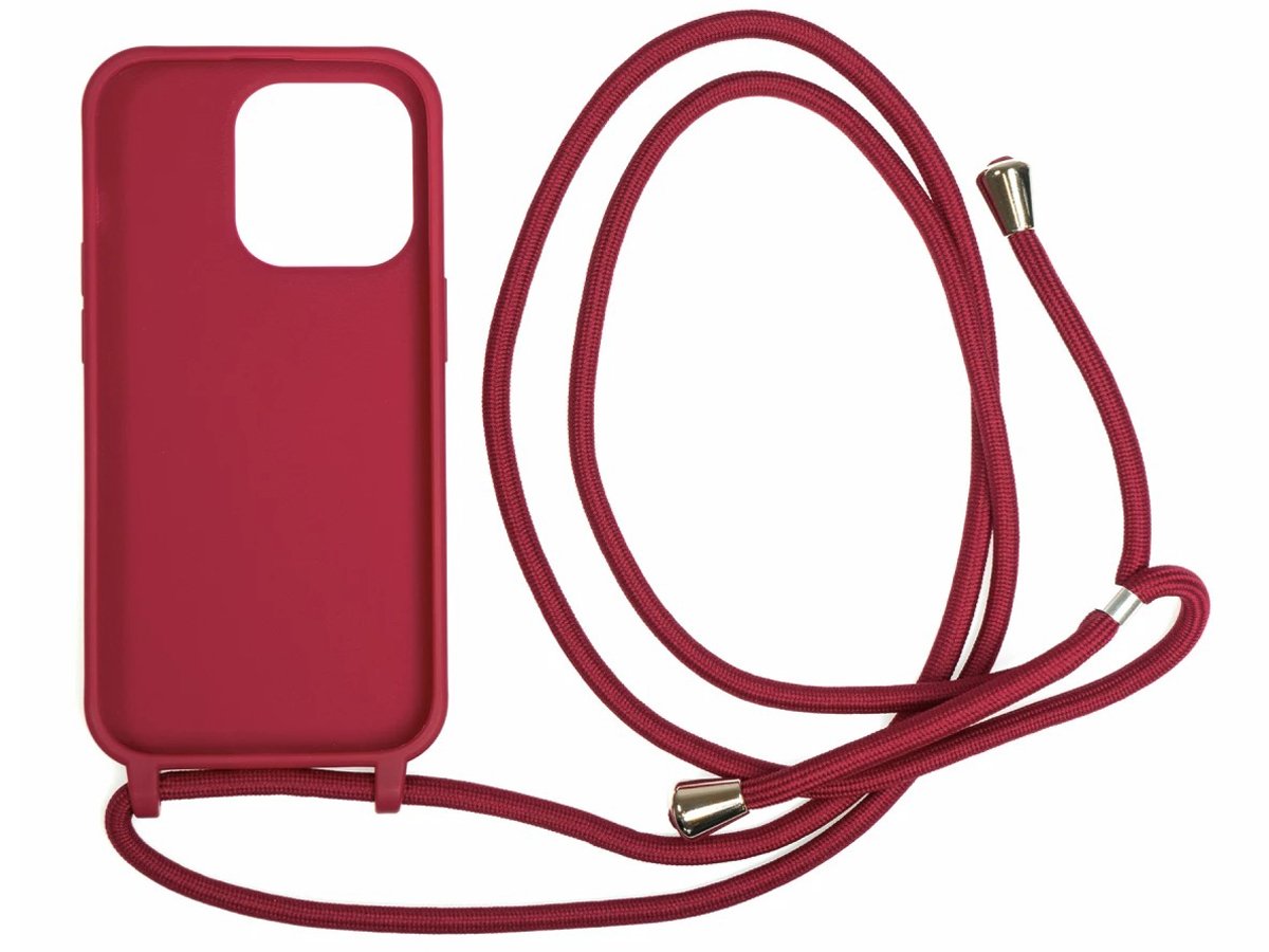 Etui Mobile Origin Lanyard für iPhone 14 Pro Rot - Allgemeine Ansicht